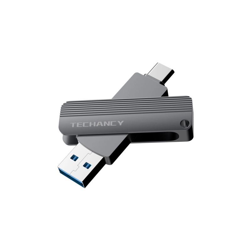 Flash Drive 64Gb Usb 3.2 Conectores Duplos Tipo C e Usb