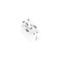 Adaptador de viagem universal, compatível com UE/Reino Unido/EUA/AUS