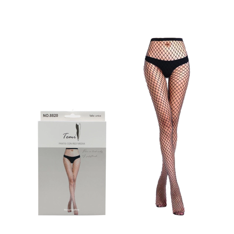 Collants de Rede Pretas, Adulto RF.8820-3
