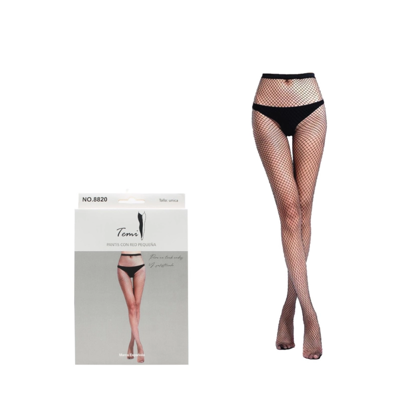 Collants de Rede Pretas, Adulto RF.8820-2