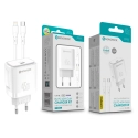 Kit Carregador Rápido NOVOTECK C-015L PD 45W GaN - Com Cabo Type-C para Lightning, Portátil e Eficiente