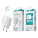 Carregador USB-C Pd 20W com Cabo Type-C to Lightning C-004L Ip12-13-14 Series