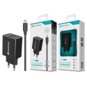 Carregador com Cabo Lightning Negro 2.4A 2 USB NOVOTECK C-003L