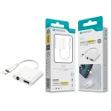 Conversor Lightning To Jack+Lightning NOVOTECK A-019