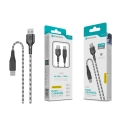 Cabo Lightning 5A 50W 1M S-056 Trançado em Tecido Camuflado