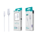Cabo Type-C Branco 5A 50W 1M S-057 Silicone TPE