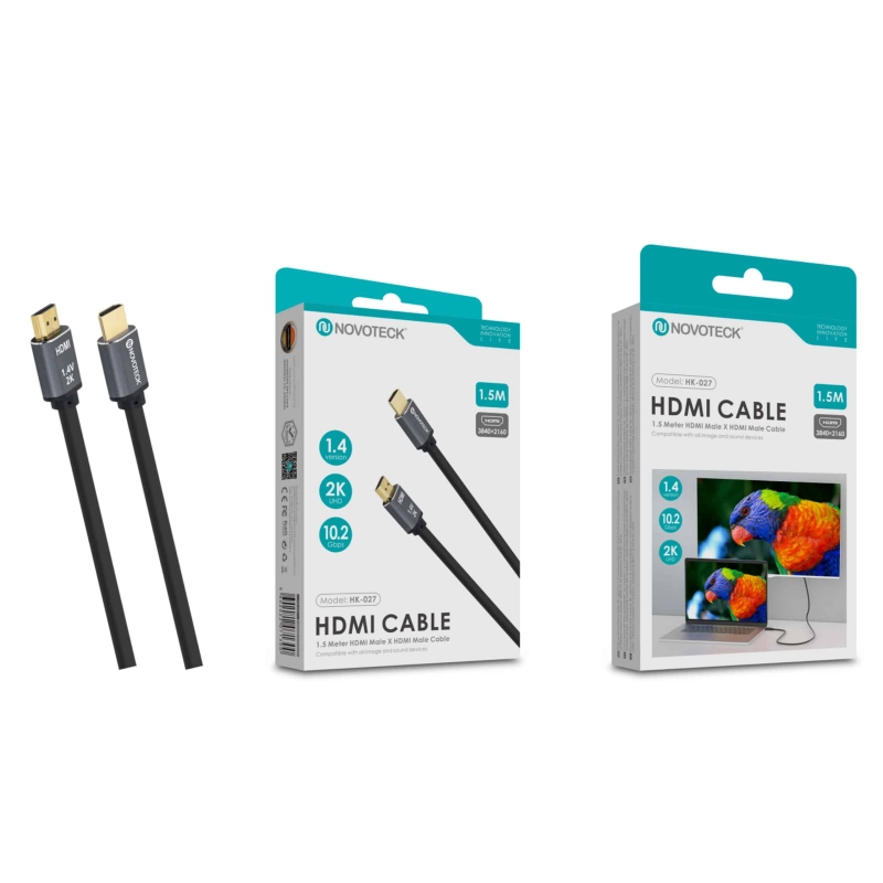 Cabo HDMI 1.4V 2K 1.5 Metros HK-027