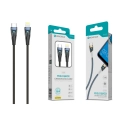 Cabo PD 35W Type-C to Lightning Negro S-069 Luz Indicador