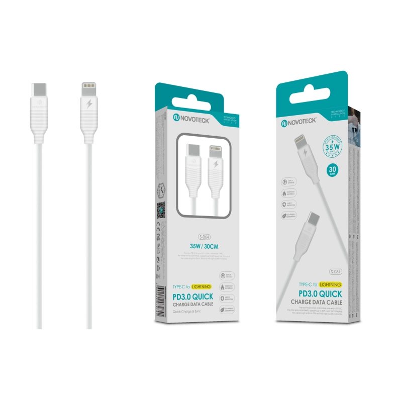 Mini Cabo PD 27W Type-C to Lightning 0.3M S-064