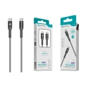 Cabo PD 100W Type-C to Type-C 1M S-067 Trança de Nylon