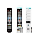 Controle Remoto Universal 15In1 Novoteck D-014 - Compatibilidade Expansiva e Teclas de Atalho para Netflix e YouTube