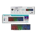Teclado Gaming NOVOTECK JX-004 com Iluminação RGB - Experiência de Jogo Imersiva e Confortável