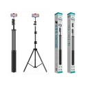Tripé Extensível Novoteck Z-075– Ajustável até 2,1m, Universal, Portátil e Estável