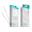 Cabo USB-C para Lightning NOVOTECK S-102 - Carregamento Rápido PD 3.0, Dados, 30W, 300cm