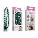 Cordão Trançado para Telemóvel NOVOTECK GS-001 - Estiloso Verde/Branco