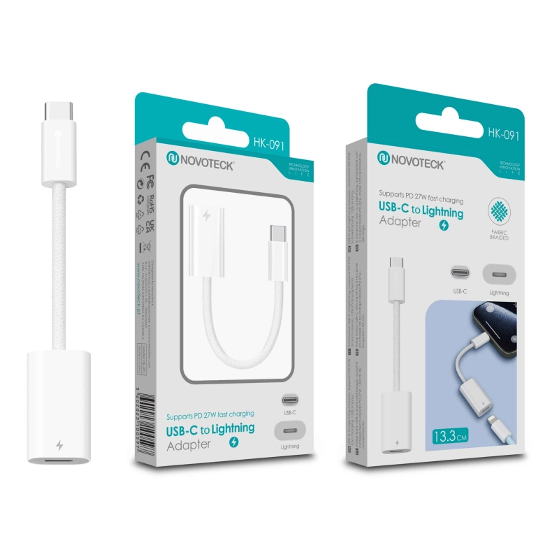 Adaptador HK-091 USB-C para Lightning