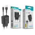 Kit Carregador Rápido NOVOTECK C-016L QC4.0 30W - Com Cabo Lightning, Carregamento Rápido e Seguro Negro