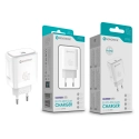 Carregador Rápido NOVOTECK C-015 EU PD 45W GaN - Compatível com USB-C, Portátil e Potente,Branco