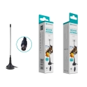 Antena Interna de Alta Definição NOVOTECK L-016 - 4K, Magnética, Instalação Fácil