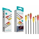 Cabo 1.50M Rca 3 Macho To Rca 3 Macho NOVOTECK A-033