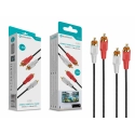 Cabo 1.50M Rca 2 Macho To Rca 2 Macho NOVOTECK A-035