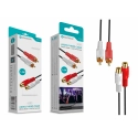 Cabo 1.50M Rca 2 Fema To Rca 2 Macho NOVOTECK A-031