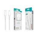 Cabo USB-C para Lightning PD35W Branco 1M S-093