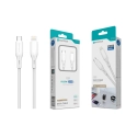 Cabo USB-C para Lightning PD35W Branco 2m S-095