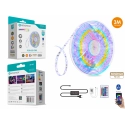 Fita Led 3M 12V 5050Rgb 90Led 8W Bt App Ip65 LED-012