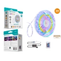 Fita Led 3M 12V 5050Rgb 90Led 8W Ip65 LED-010