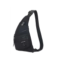 Sling Bag Negro Novoteck BAG-023 com Design Moderno e Funcionalidade USB