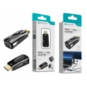 Adaptador HDMI para VGA NOVOTECK com Função de Áudio - Resolução Full HD 1080p HK-066