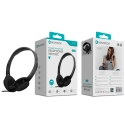 Auscultadores com Microfone NOVOTECK EJ-005 - Conforto Ajustável e Som de Qualidade