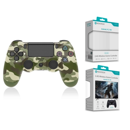 Comando Jogo PS4-PC-Android Tropa Verde Sem Fio 2.4G GM-004