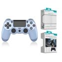 Comando Jogo PS4-PC-Android Metalizado Azul Sem Fio 2.4G GM-004