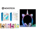 XY-212 AURICULARES BLUETOOTH FORMATO UNICORNIO RGB