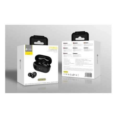 TWS-W9 Auriculares Negro Bluetooth Airpods