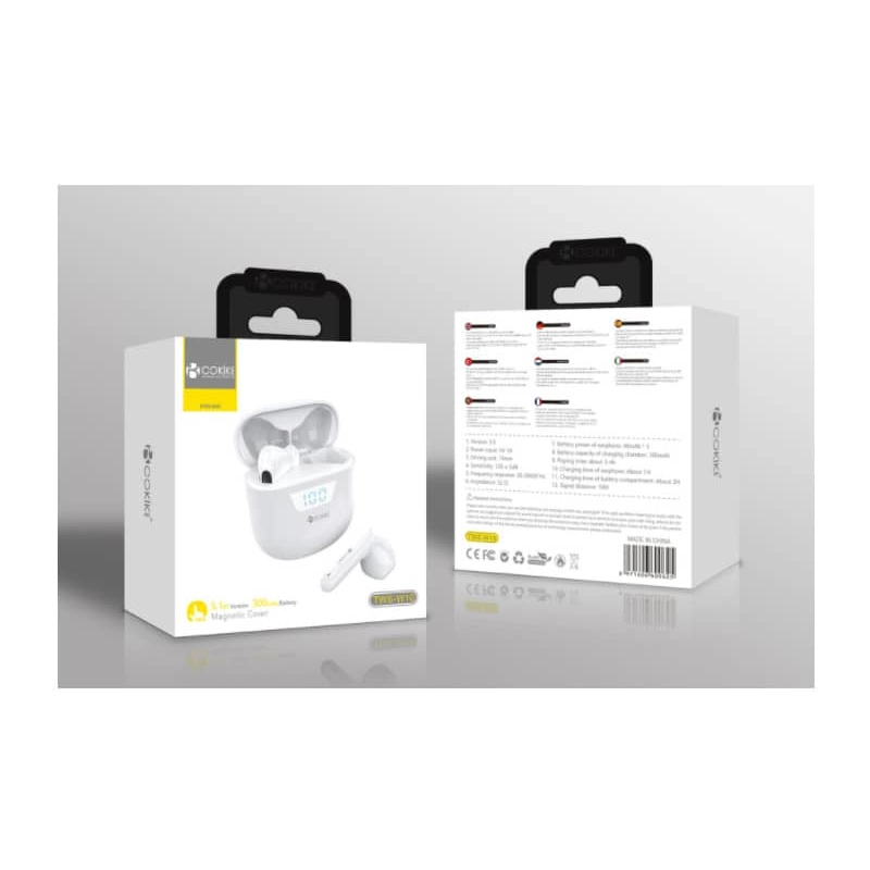 TWS-W10 Auriculares Branco Bluetooth Airpods