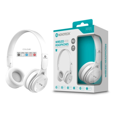 Auscultador Bluetooth Branco BT-002