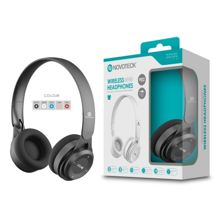 Auscultador Bluetooth Negro BT-002