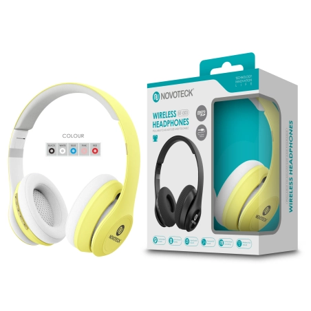 Auscultador Bluetooth Amarela BT-003