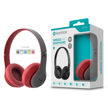 Auscultador Bluetooth Vermelho BT-001