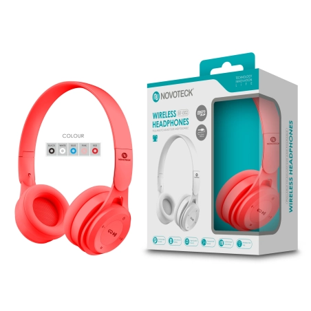 Auscultador Bluetooth Vermelho BT-002