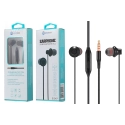 E-017 Auriculares Com Micro Negro
