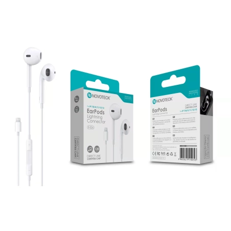 Fones Com Chip Original Entrada Lightning E-024