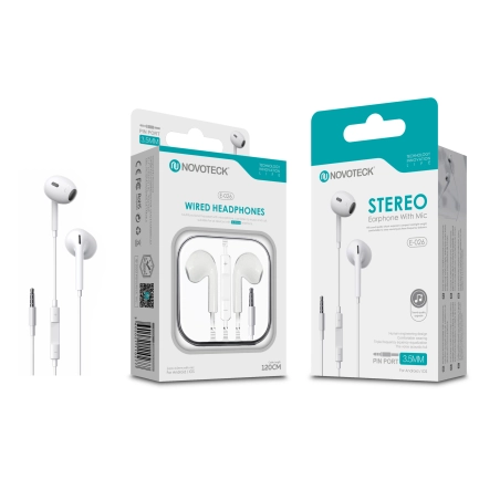 Fones Com Micro Jack 3.50 Branco E-026