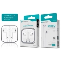 Auriculares Estéreo Branco NOVOTECK E-001 com Microfone