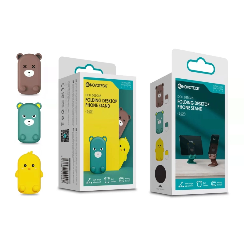 Suporte Formato Bonecos Urso Verde Z-029