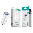Carregador Rápido Automóvel Novoteck Q-003 com Tecnologia PD 20W e USB 2.4A